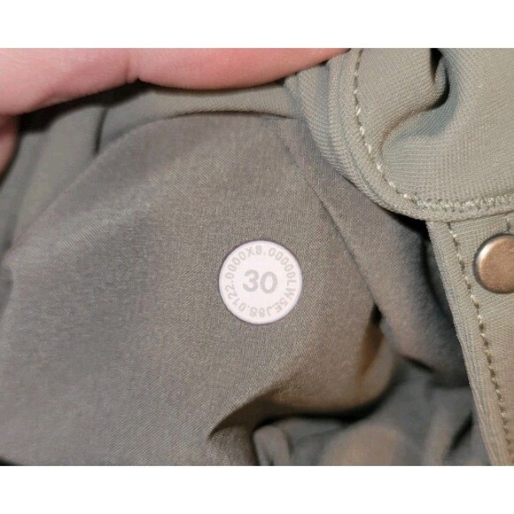 Lululemon City Sleek Slim Fit Pants Size 30 High Rise Gray Stretch Career Casual - Picture 8 of 8